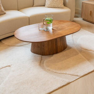 Nohr Vloerkleed 'Amarily' 160 x 230cm, kleur Beige