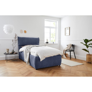 andas Gestoffeerd bed Jenson als bedframe of met 3 matrassoorten en hardheden