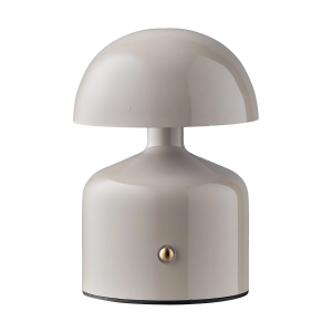 Andrea metalen oplaadbare tafellamp grijs