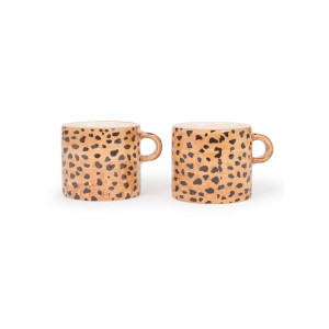 Anna + Nina Leopard mok 25 cl set van 2