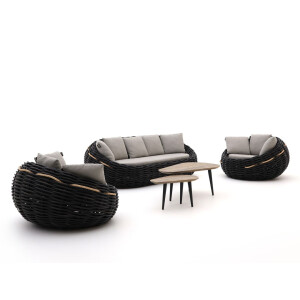 Apple Bee Cocoon/ROUGH-K stoel-bank loungeset 5-delig - Laagste prijsgarantie!