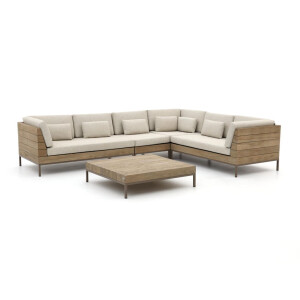 Apple Bee Long Island hoek loungeset 5-delig - Laagste prijsgarantie!