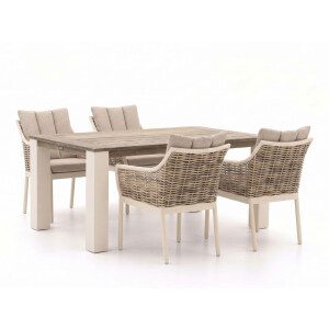 Apple Bee Milou/ROUGH-X 180cm dining tuinset 5-delig - Laagste prijsgarantie!