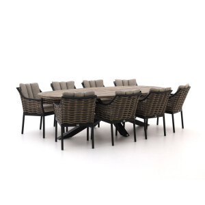 Apple Bee Milou/ROUGH-Y Ellips 280cm dining tuinset 9-delig - Laagste prijsgarantie!