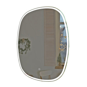 Arcqua Loft Spiegel - 65x80cm - ovaal - verticaal - front LED SPI998211