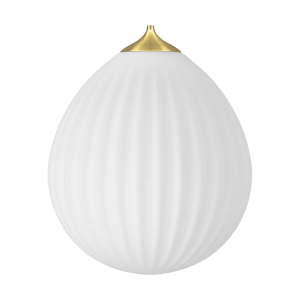 Around the world lampenkap large - Brushed brass