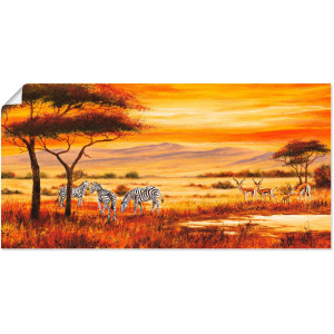 Artland Artprint Afrikaans landschap I als artprint op linnen, poster, muursticker in verschillende maten