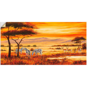 Artland Artprint Afrikaans landschap I als artprint op linnen, poster, muursticker in verschillende maten