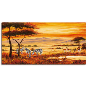 Artland Artprint Afrikaans landschap I als artprint op linnen, poster, muursticker in verschillende maten