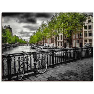 Artland Artprint Amsterdam Keizergracht II als artprint van aluminium, artprint op linnen, muursticker, verschillende maten