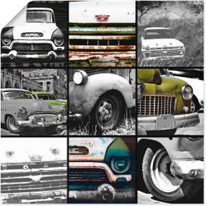 Artland Artprint Auto’s I als artprint van aluminium, artprint voor buiten, poster in diverse formaten