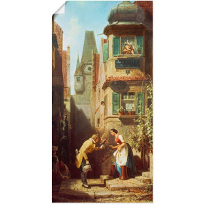 Artland Artprint De eeuwige bruidegom. Ca. 1855x58 als artprint op linnen, poster, muursticker in verschillende maten