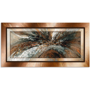 Artland Artprint Goud abstract 1 als artprint van aluminium, artprint voor buiten, artprint op linnen, poster in verschillende maten. maten