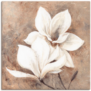 Artland Artprint Klassieke magnolia's als artprint van aluminium, artprint voor buiten, artprint op linnen, poster, muursticker