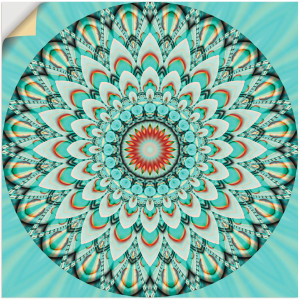 Artland Artprint Mandala integriteit als artprint op linnen, muursticker in verschillende maten