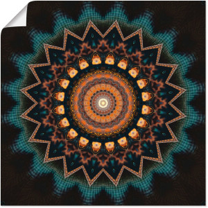 Artland Artprint Mandala kosmisch bewustzijn als artprint van aluminium, artprint voor buiten, artprint op linnen, poster, muursticker