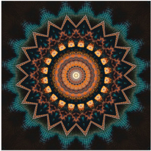 Artland Artprint Mandala kosmisch bewustzijn als artprint van aluminium, artprint voor buiten, artprint op linnen, poster, muursticker