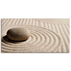 Artland Artprint Mini zen tuin - zand als artprint op linnen, poster, muursticker in verschillende maten