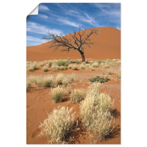 Artland Artprint Namib-woestijn 2 als artprint op linnen, poster in verschillende formaten maten