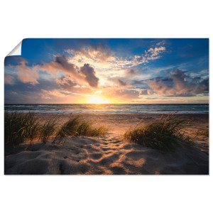 Artland Artprint Oostzeestrand als artprint op linnen, poster in verschillende formaten maten
