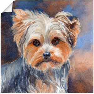 Artland Artprint Sadie Belle Yorkshire Terrier als artprint op linnen, poster, muursticker in verschillende maten