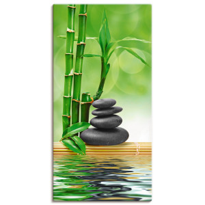 Artland Artprint Spa concept zen basaltstenen als artprint op linnen, poster, muursticker in verschillende maten