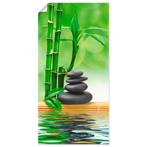 Artland Artprint Spa concept zen basaltstenen als artprint op linnen, poster, muursticker in verschillende maten