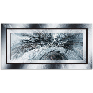 Artland Artprint Zwart - wit Abstract 1 als artprint van aluminium, artprint voor buiten, artprint op linnen, poster in verschillende maten. maten