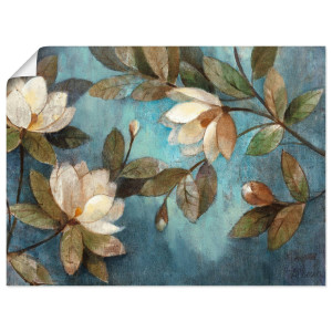 Artland Artprint Zwevende magnolia als artprint op linnen, poster, muursticker in verschillende maten