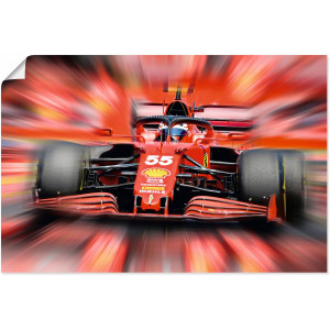 Artland Poster Carlos Sainz junior - Spanje als artprint van aluminium, artprint op linnen, muursticker of poster in verschillende maten