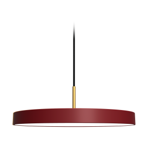 Asteria Medium hanglamp ruby red - met koordset - Ø 43 cm