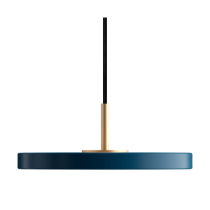 Asteria micro hanglamp petrol blue - met koordset - Ø 15 cm
