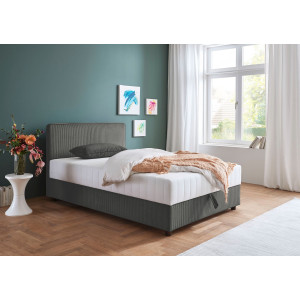 ATLANTIC home collection Bed Corinna Boxspring bed incl. opbergruimte, ribfluweel, verkrijgbaar in verschillende breedtes