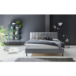 ATLANTIC home collection Boxspring NIKOLA Massief houten poten, met/zonder matras, verkrijgbaar in H2 en H3