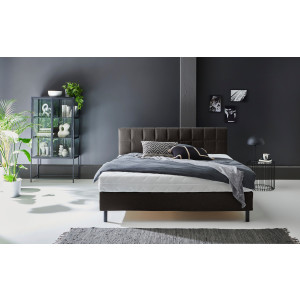 ATLANTIC home collection Boxspring NIKOLA Massief houten poten, met/zonder matras, verkrijgbaar in H2 en H3