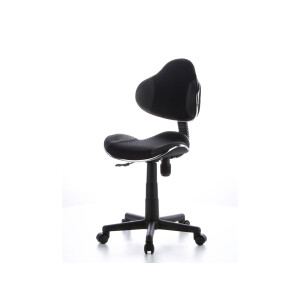 hjh OFFICE Kinder bureaustoel Kiddy GTI-2 (Zwart / grijs)