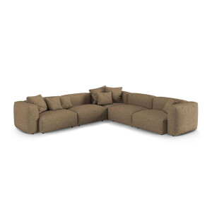 Modulaire hoekbank Martina bouclé | Micadoni Home