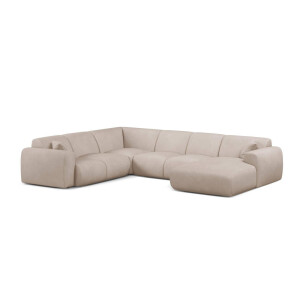 Modulaire hoekbank Molino links chenille | Micadoni Home