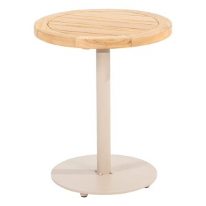 4 Seasons Outdoor Bijzettafel Volta Teak-Latte Ø45 cm