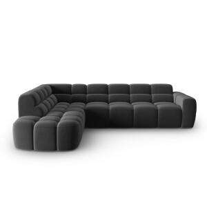 5-zits hoekbank Lisa velvet | Micadoni