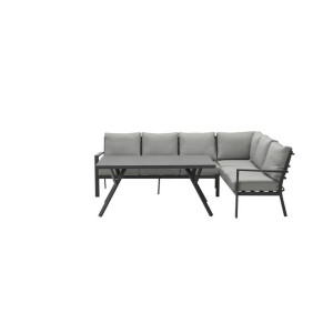 Garden Impressions Loungeset Sergio Rechts Licht Grijs 3-Delig