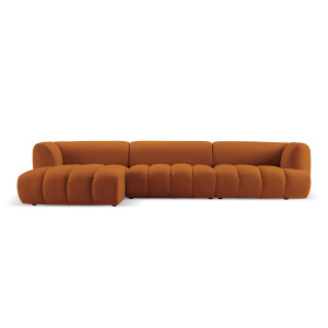 5-zits hoekbank Harry links velvet | Micadoni