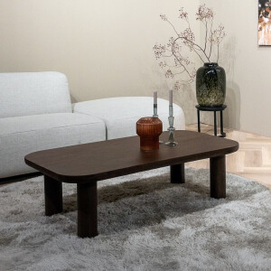 Livingfurn Salontafel 'Badou' Mangohout, 120 x 70cm