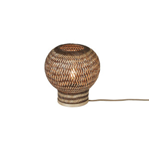 GOOD&MOJO Tafellamp 'Barbados' Bamboe, 27cm, kleur Naturel/Bruin