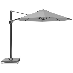 Platinum Zweefparasol Voyager T1 Light Grey Ø 300 cm