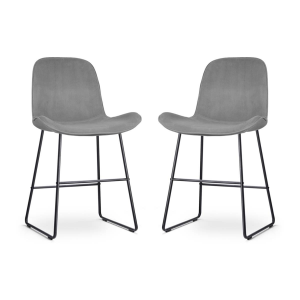 Set van 2 barstoelen Nino-Fé velvet | Nolon