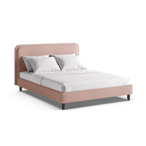 Bedframe Aveline bouclé 200 x 200 | Micadoni Home