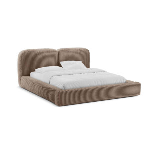 Bedframe Martina ribstof 200 x 200 met opbergruimte | Micadoni Home