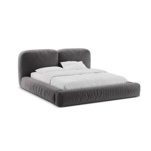 Bedframe Martina velvet 160 x 200 met opbergruimte | Micadoni Home