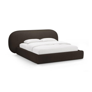Bedframe Ovalo bouclé 180 x 200 met opbergruimte | Micadoni Home